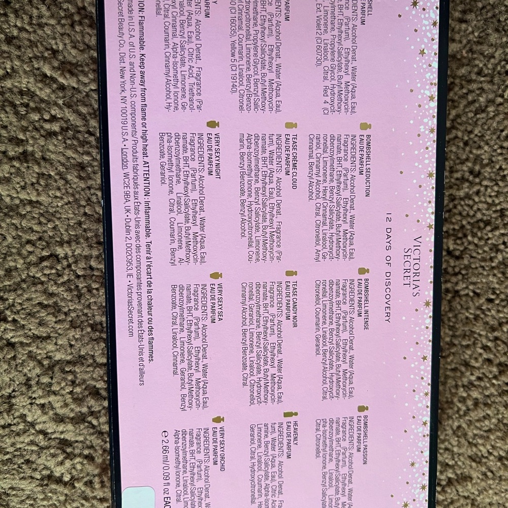 Victoria’s Secret 12 days of discovery boxed set